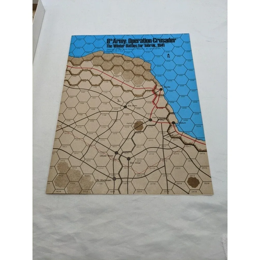 GDW 8th Army Operation Crusader The Winter Battles For Tobruk 1941 Board Game